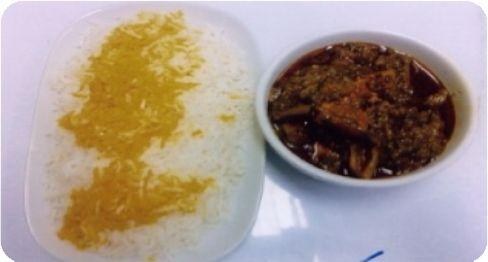 چلو خورشت کرفس 